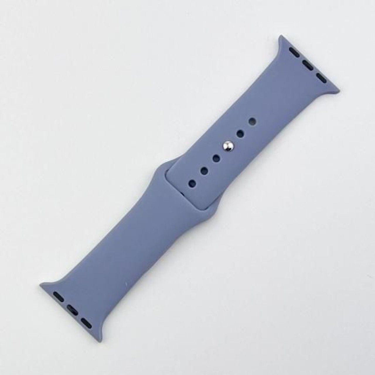 Apple Watch バンド シリコン ダスティパープル 38/40/41mm 男女兼用 ダブル留め具 アップルウォッチ