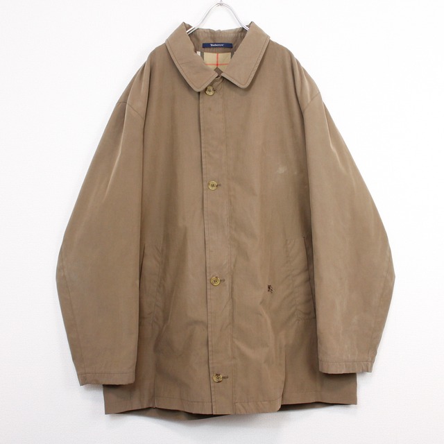 【act2】"Burberry's"Smooth Vintage Loose Half Coat