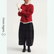 綿雪の朝に咲く、花びらブラウス《P0312》