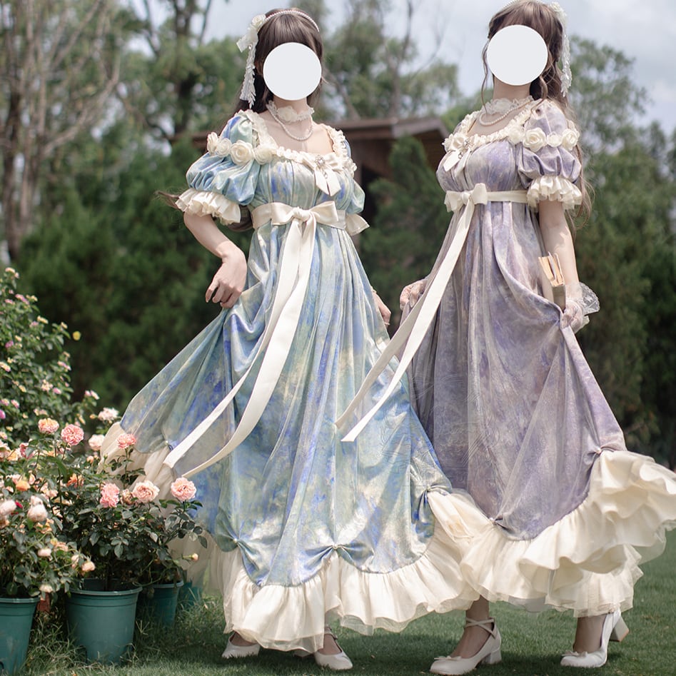 9/12まで予約商品】 クラシカルロリィタ ロング ワンピース 油絵風