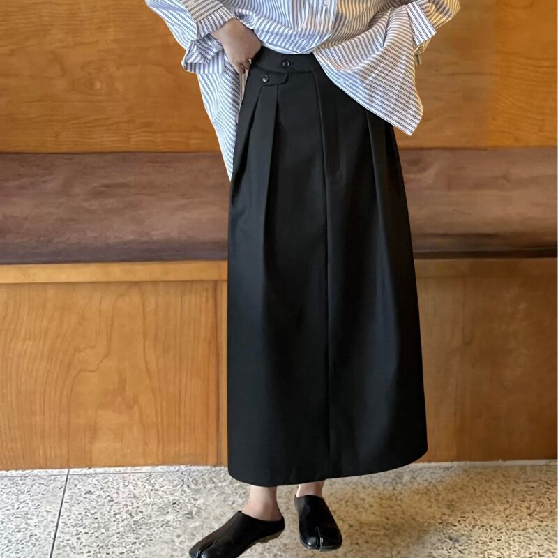 コクーンタックロングスカート R00817