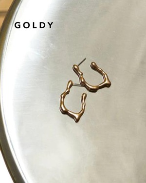 GOLDY/ゴールディ/ラバ メタル ピアス/アクセサリー/1230802【追跡可能メール便180円】