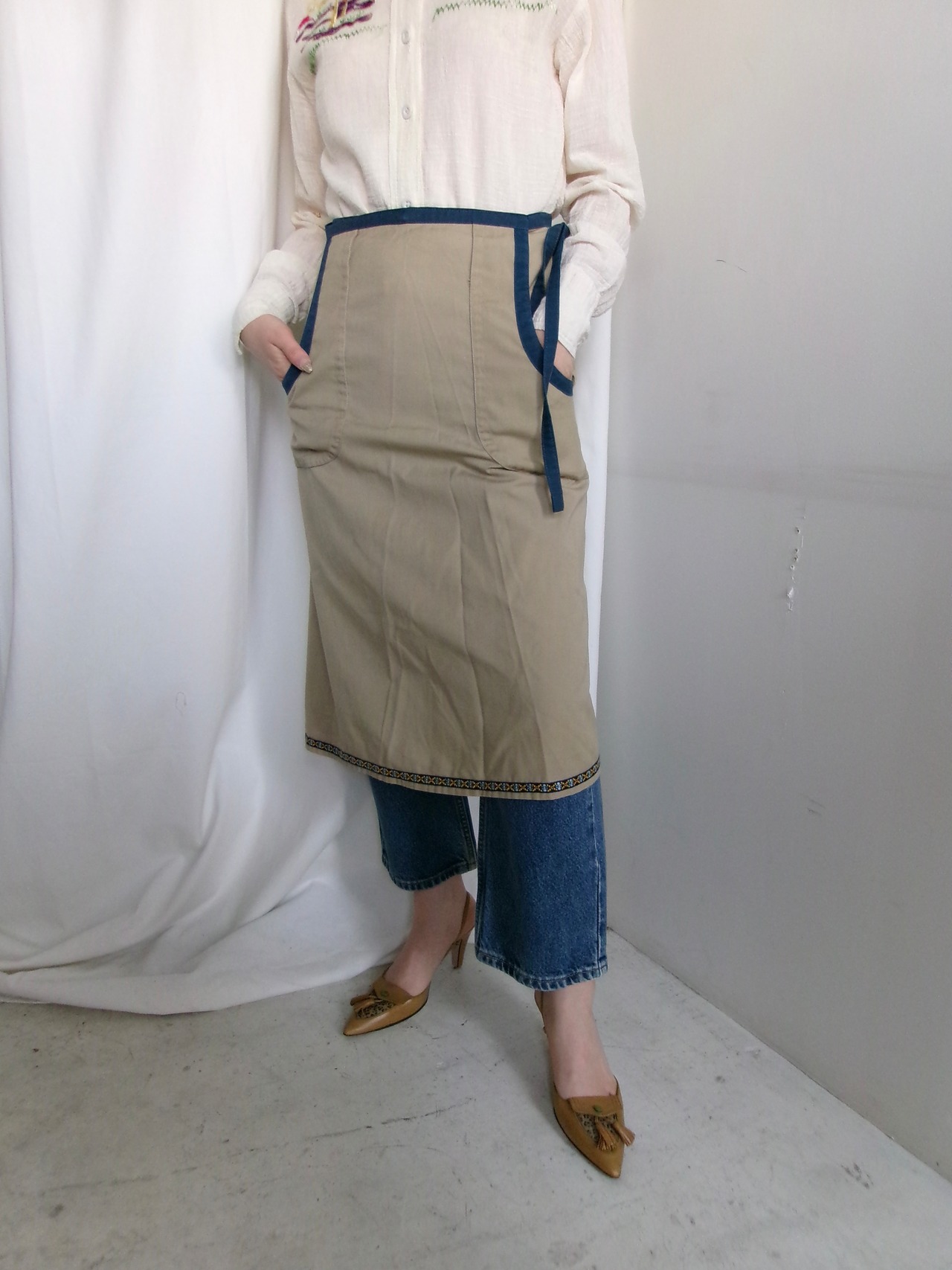 70’s “Jos,A. Bank” Wrapped skirt