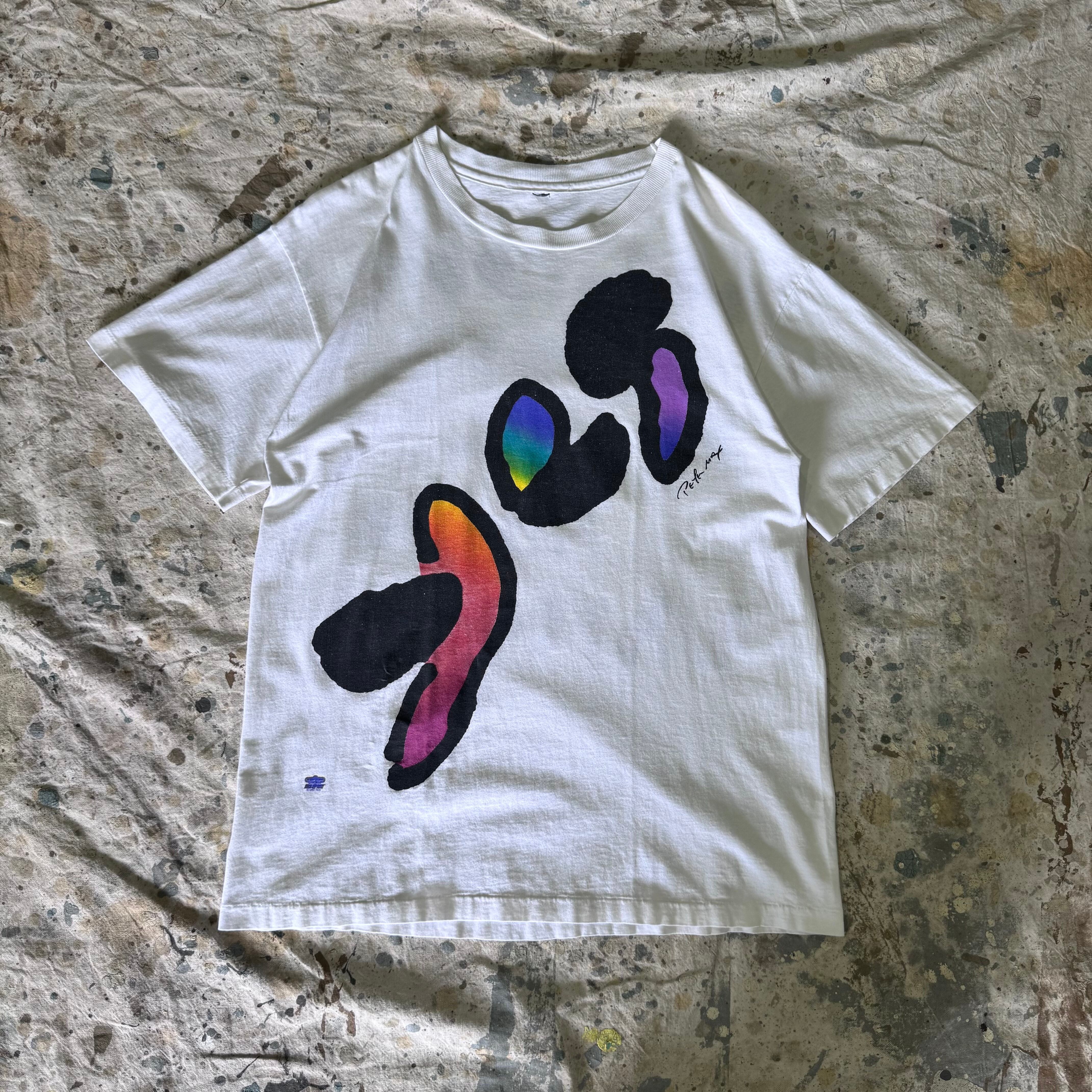 90s yes Peter Max Talk Tシャツ バンドT ホワイト XL | 古着屋 savvy