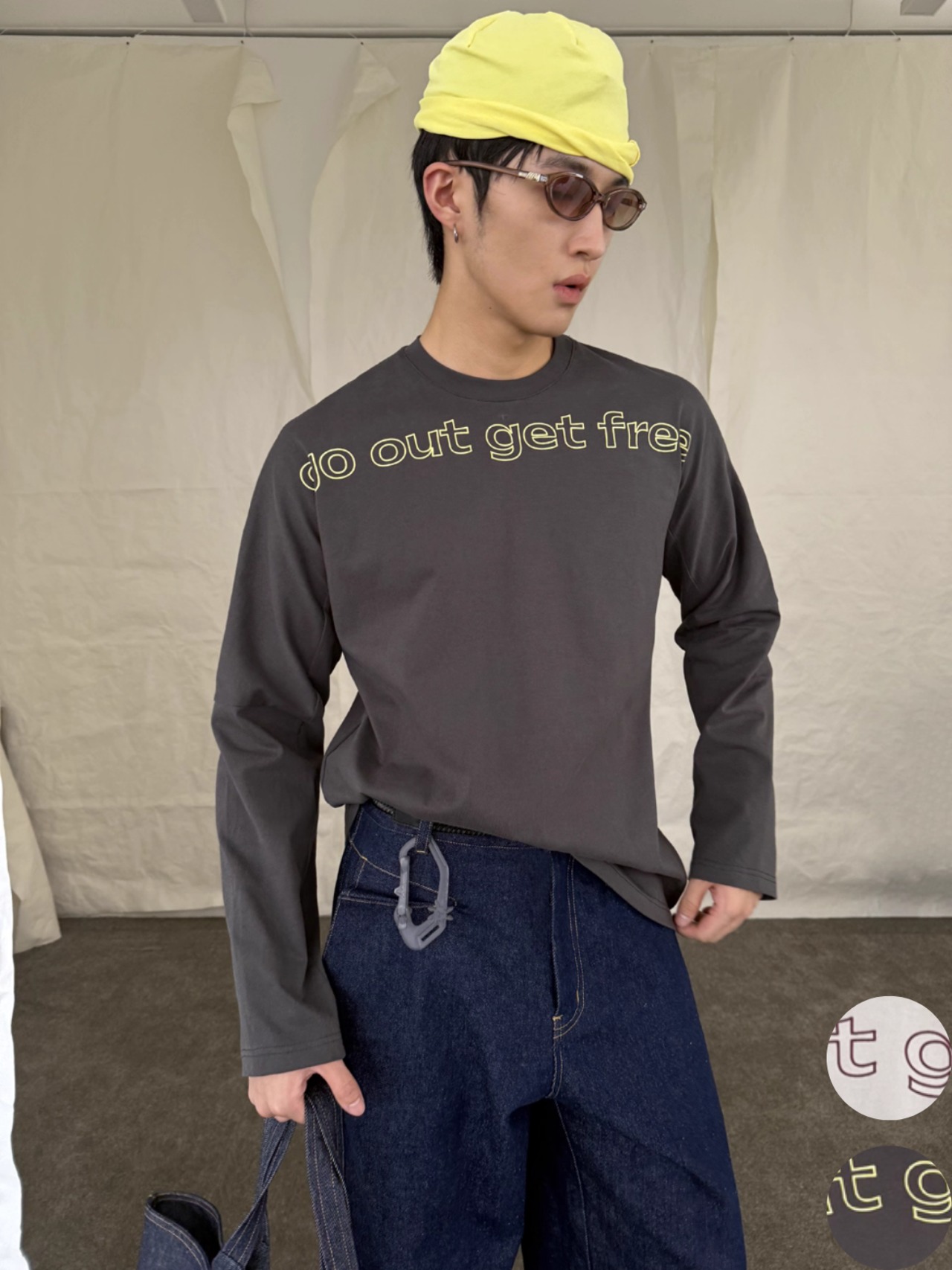 Yausye 70 Cotton Logo Long Sleeve