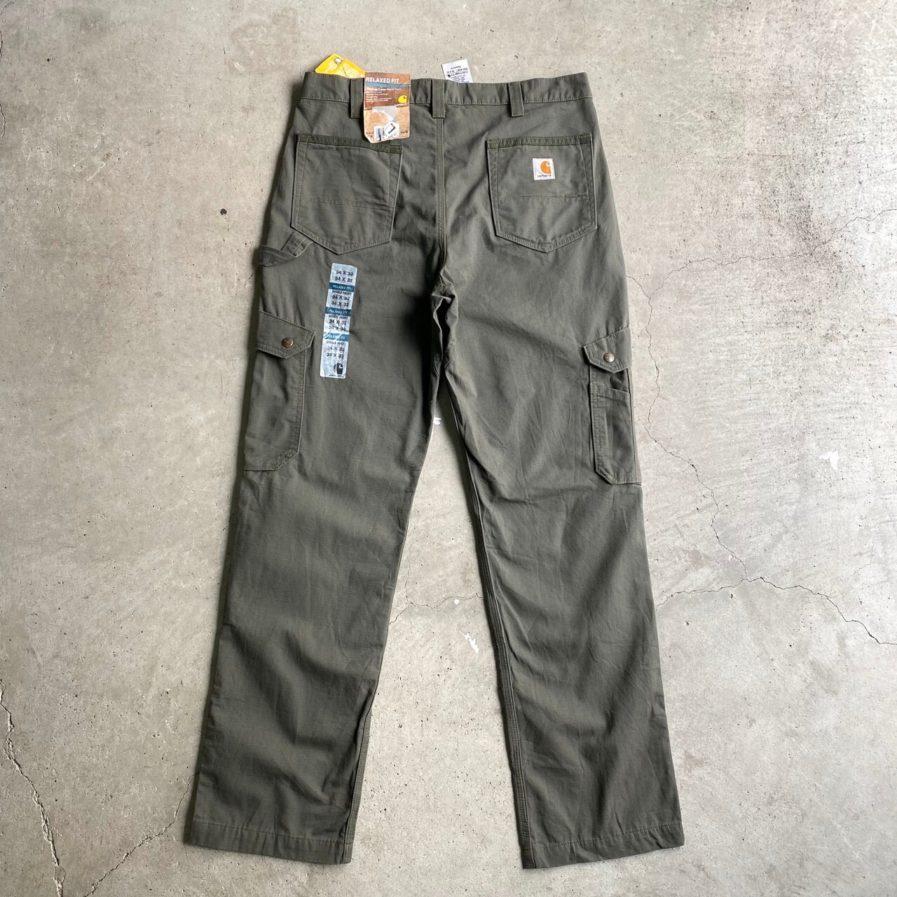 新品未使用品 Carhartt カーハート コットン リップストップ カーゴ 