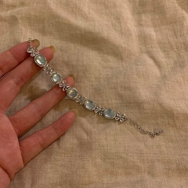 Somedayif清冷感碧石ブレスレット 4番