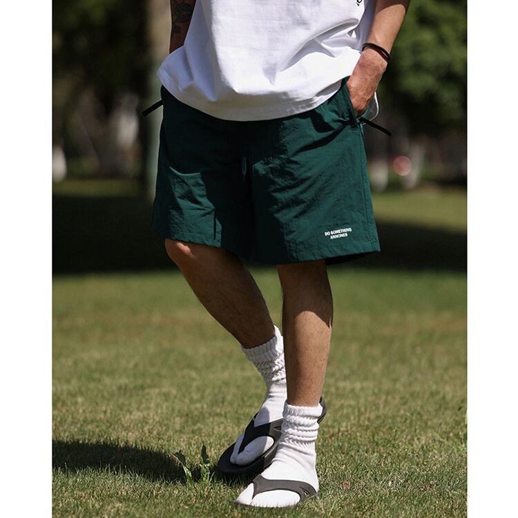 ★RETRO LOOSE STRAIGHT HALF LENGTH PANTS　　　A0650