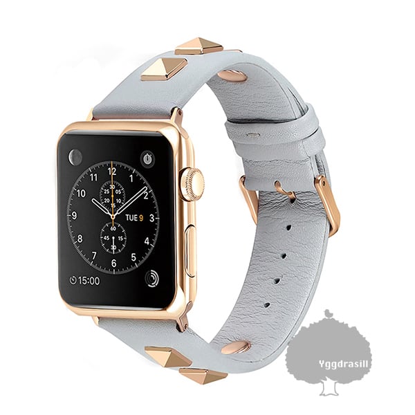 ホワイト 白 効能のある Apple Watch レザーバンド レザーベルト ホワイト 白 効能のある Apple Watch レザーバンド レザーベルト