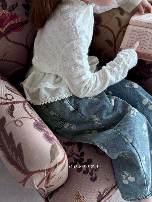 予約 Mickey Bleach Denim [ poisson ]