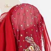 社交ダンス 衣装 スタンダードドレス ワンピース ドレス レッド系 シルバー系 赤 フロート レース デモ 競技 ダンス パーティ 発表会 落ち感 高級感 上品 社交ダンスワンピース レディース 社交ダンスドレス デモンストレーション ビジュー ラインストーン フロートレース ワンピースドレス ラグジュアリー 大人可愛い 華やか フェミニン 演技衣装 舞台衣装 発表会衣装