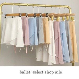 シフォンラップスカート12色展開 A0306