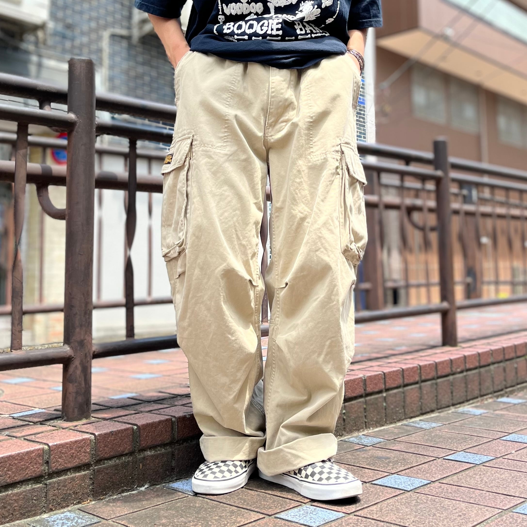 size：W L POLO JEANS ポロジーンズ ミリタリー調 ペインター