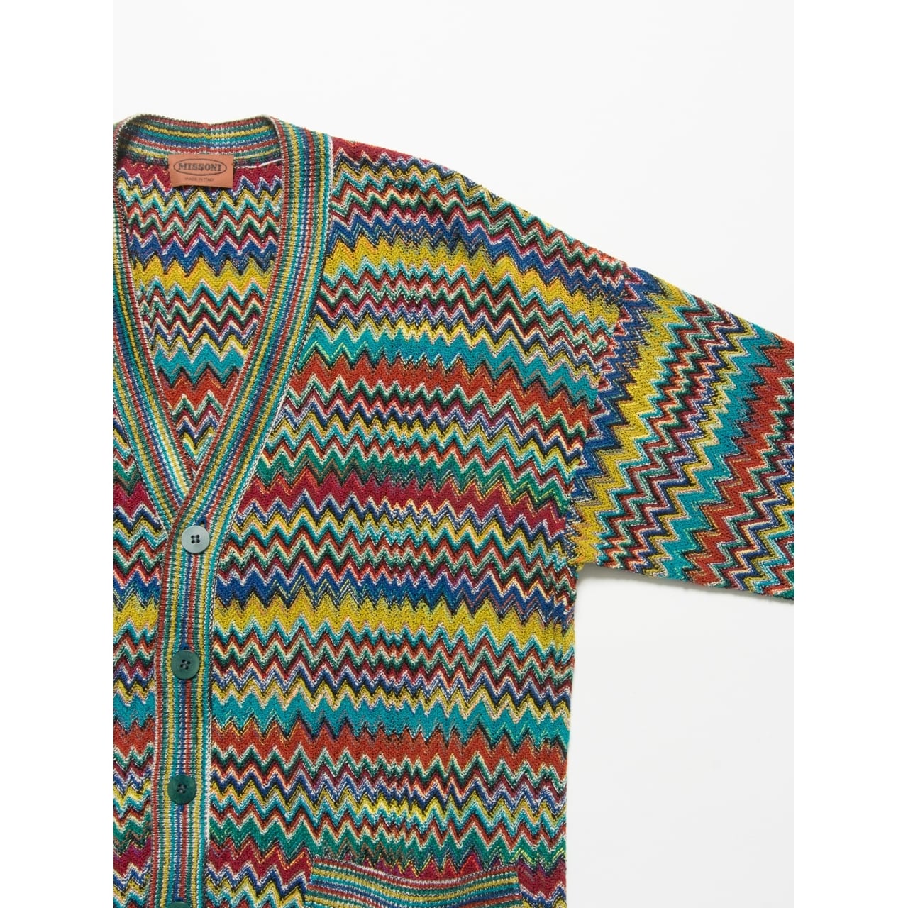 MISSONI】Made in Italy ziigzag knit cardigan（ミッソーニ