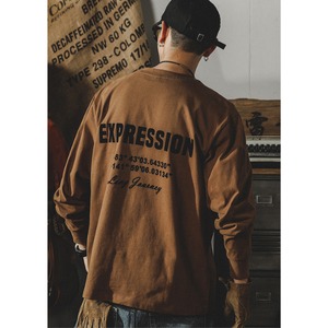 Back print design L/C Tee P489