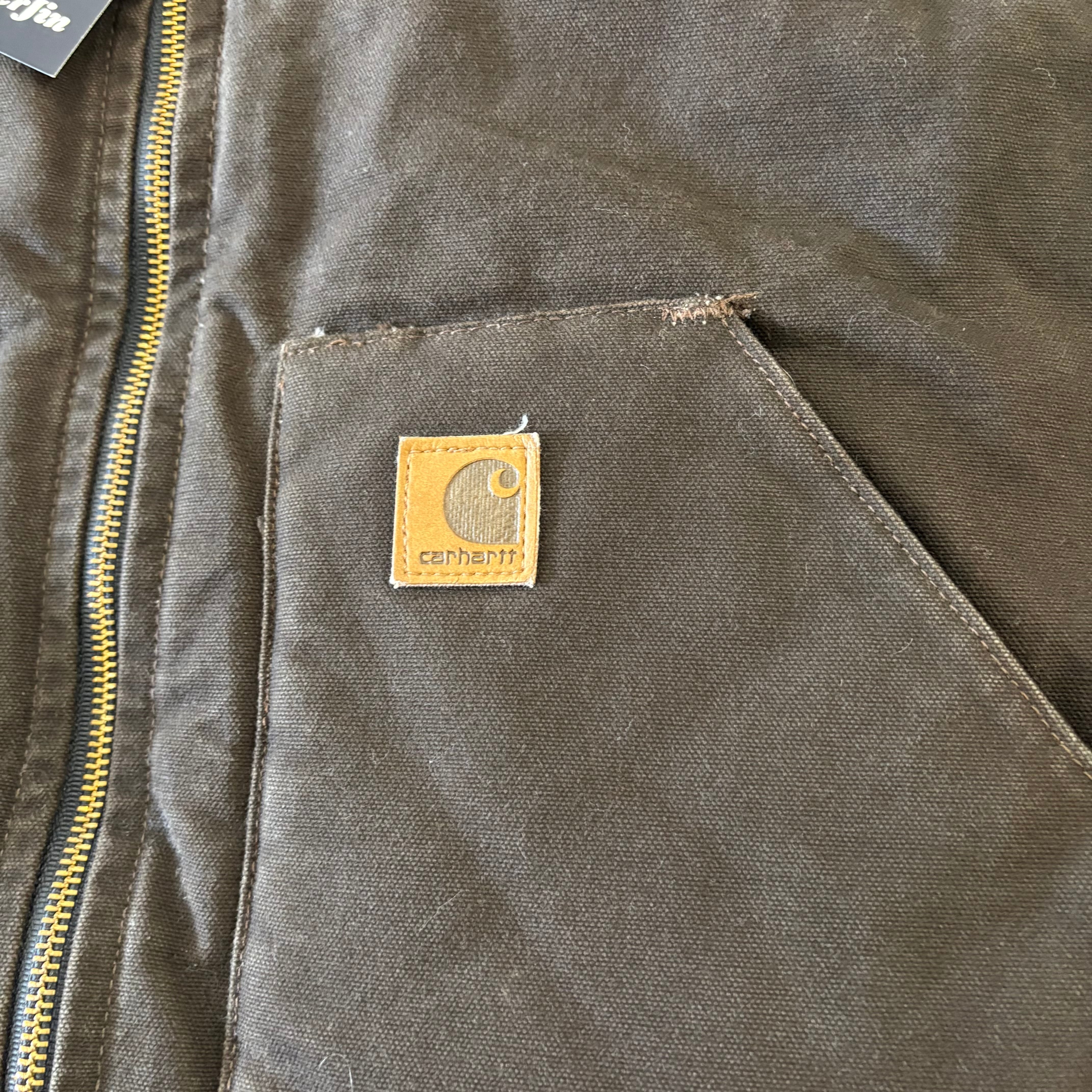 CARHARTT DUCK VEST BROWN | BerBerJin Yuhodo