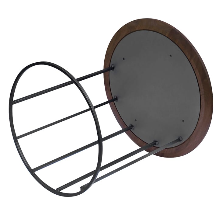 トーマ サイドテーブル ウォールナット［リアルスタイル