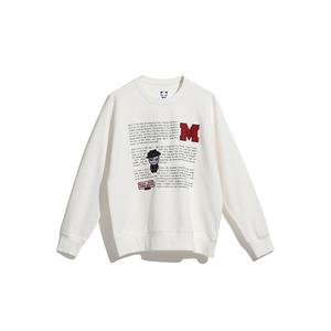 SALE 送料無料【HIPANDA ハイパンダ】メンズ MJ クルーネック スウェット トレーナー MEN'S MJ PRINT CREW NECK SWEAT SHIRT / WHITE・BLACK・GRAY