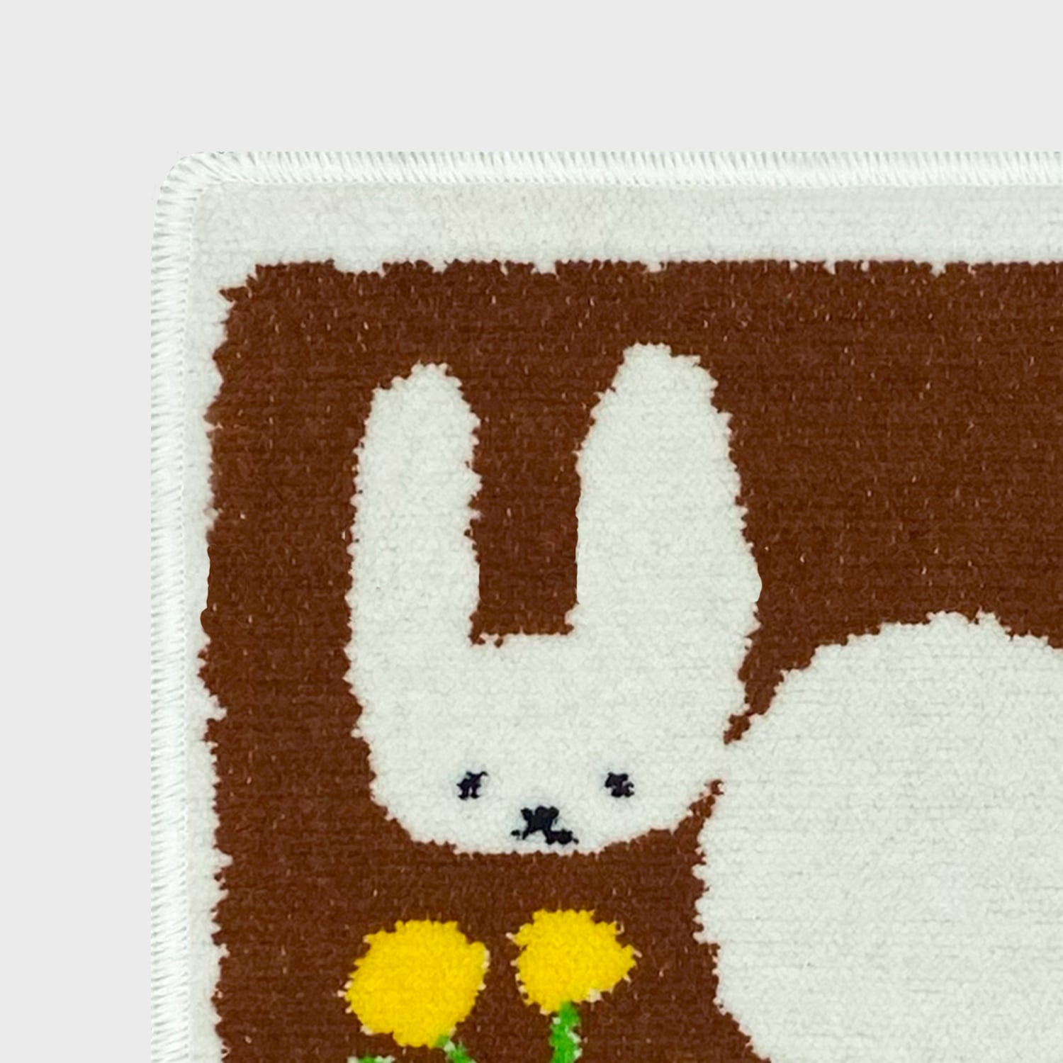 JIN KITAMURA】北村人 CHENILLE HANDKERCHIEF うさぎ シェニール織