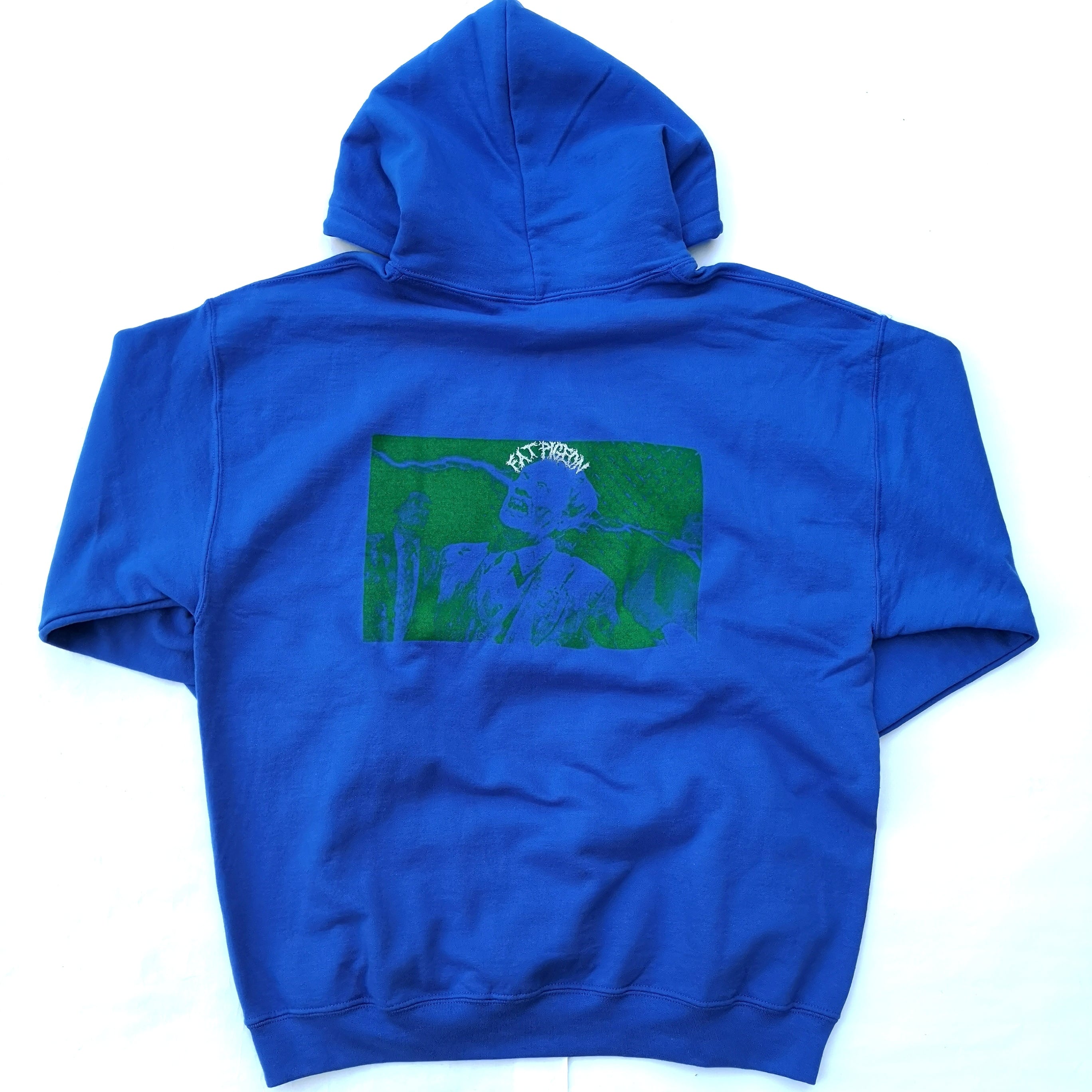 FAT PIGEON RECORDS HOODIE BLUE L