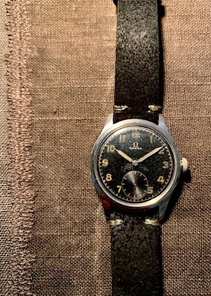 【OMEGA】オメガ 1940s スヴェラン　オリジナル ブラックダイヤル OH / vintagewatch / SUVERAN / black dial / military / hand winding