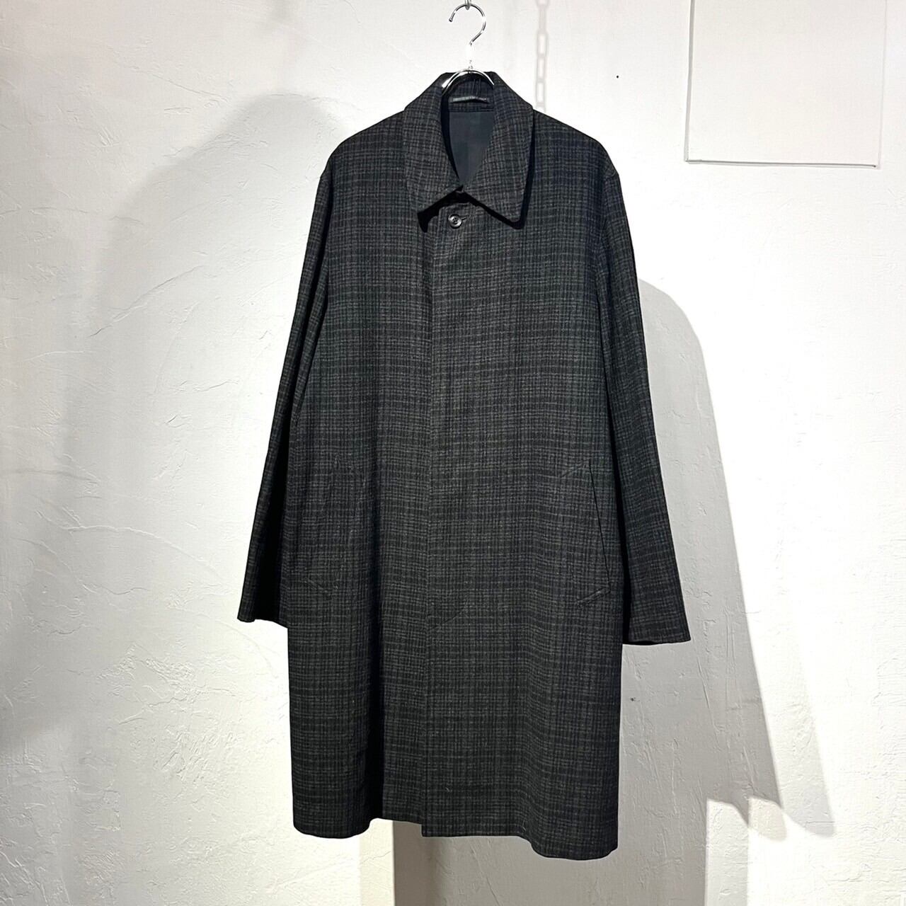 15AW Yohji Yamamoto COSTUME D' HOMME Wool Balmacaan Coat | VOLAR
