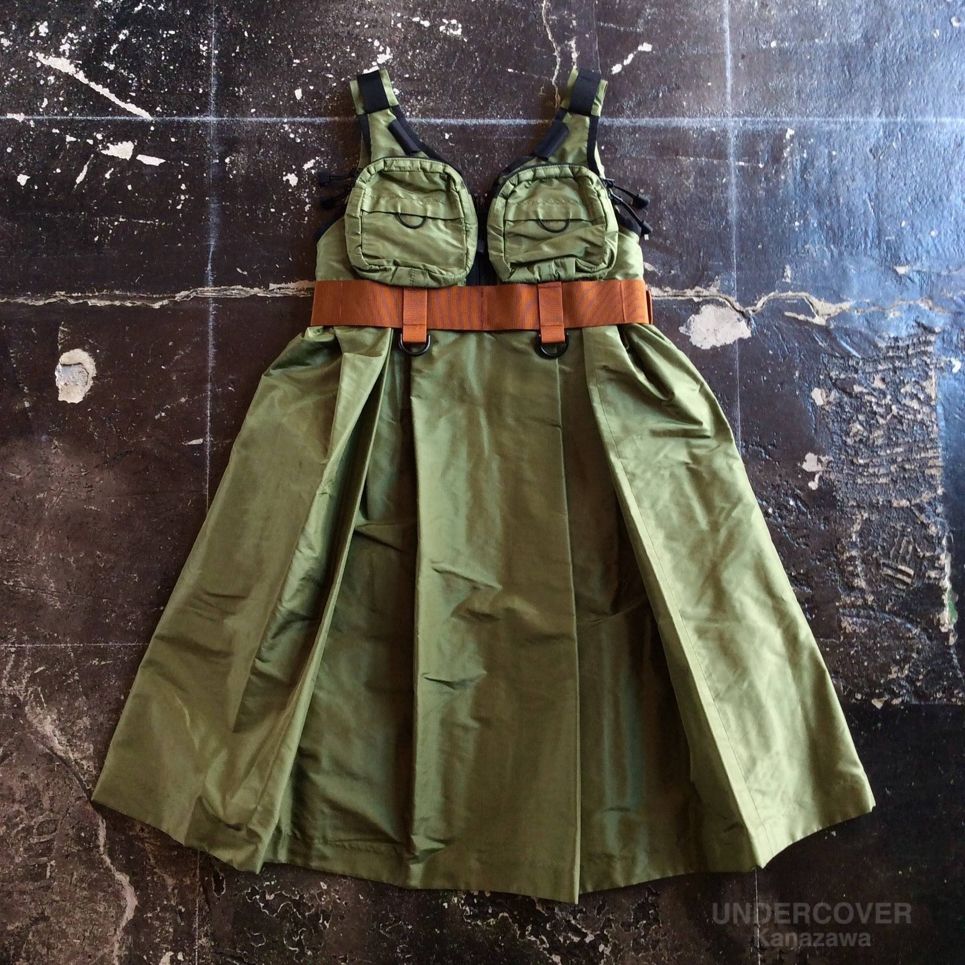 おトク情報がいっぱい シルクタフタbagワンピース ブラック Undercover ひざ丈ワンピース Khairfp Com
