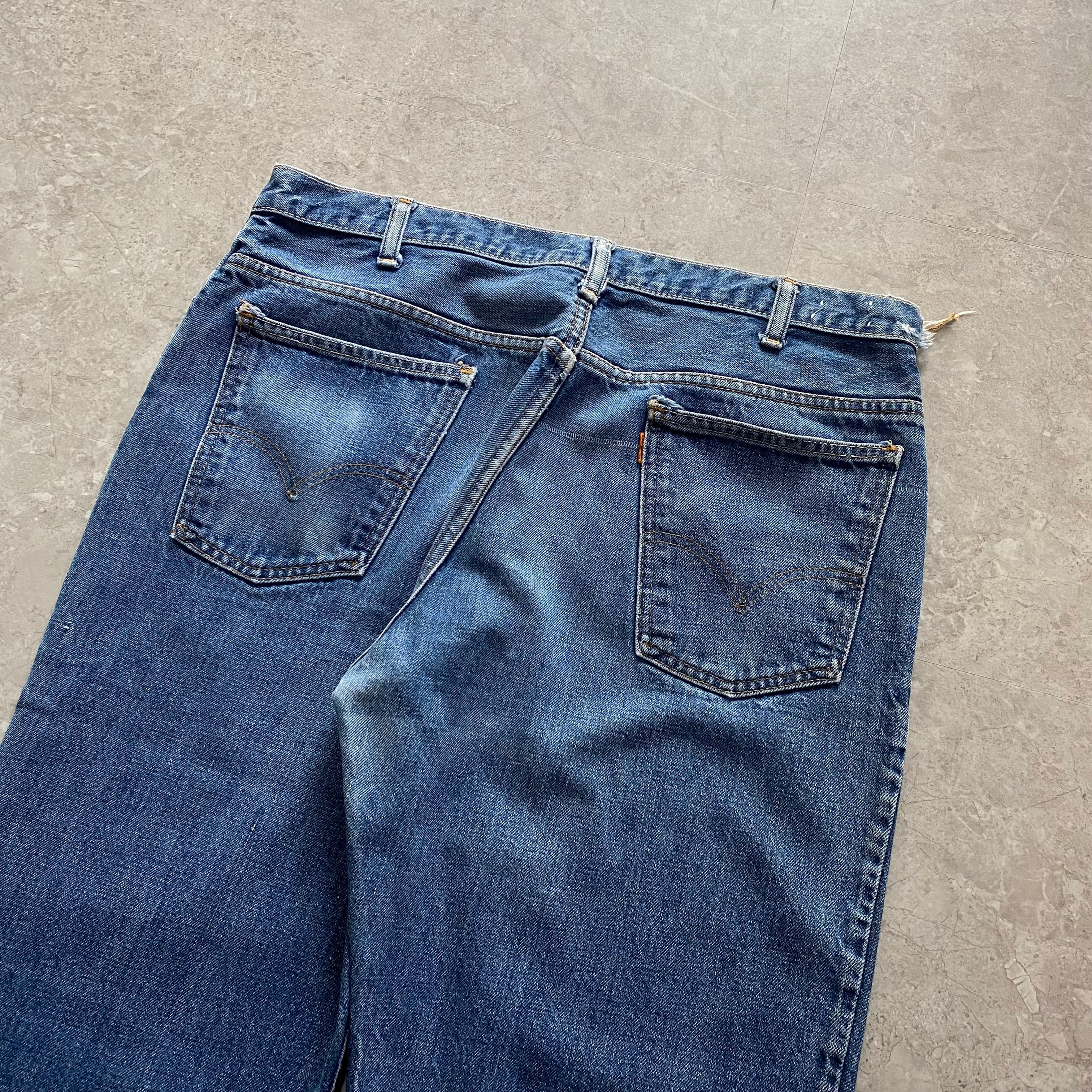 70s Levi's 646 flare denim pants 