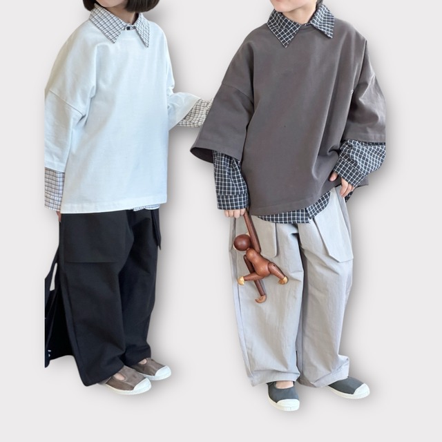 round collar short sleeve T