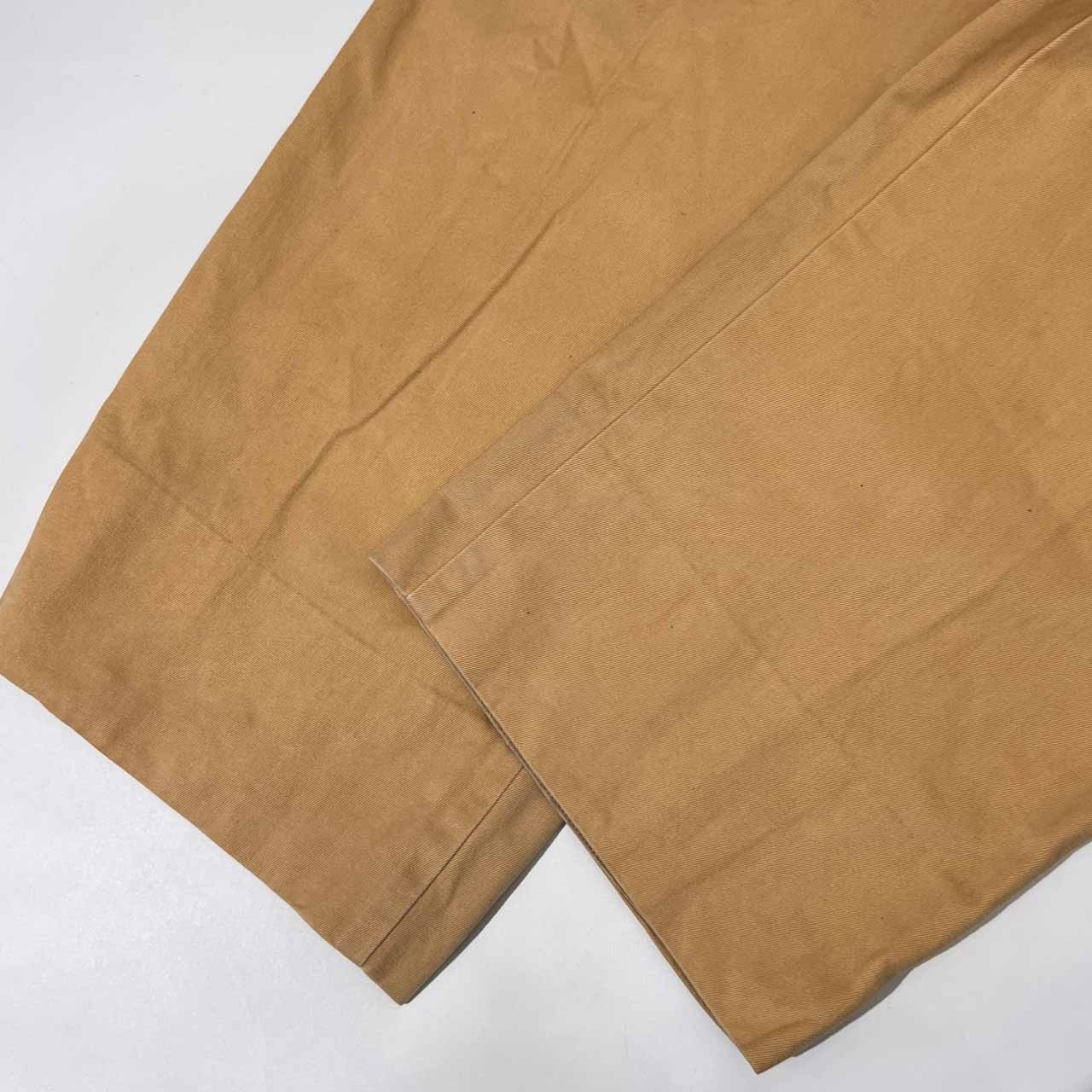 Castelbajac カステルバジャック キャラ刺繍入り ツータック コットン チノパン スラックス 86 /キャメル/メンズ/日本製