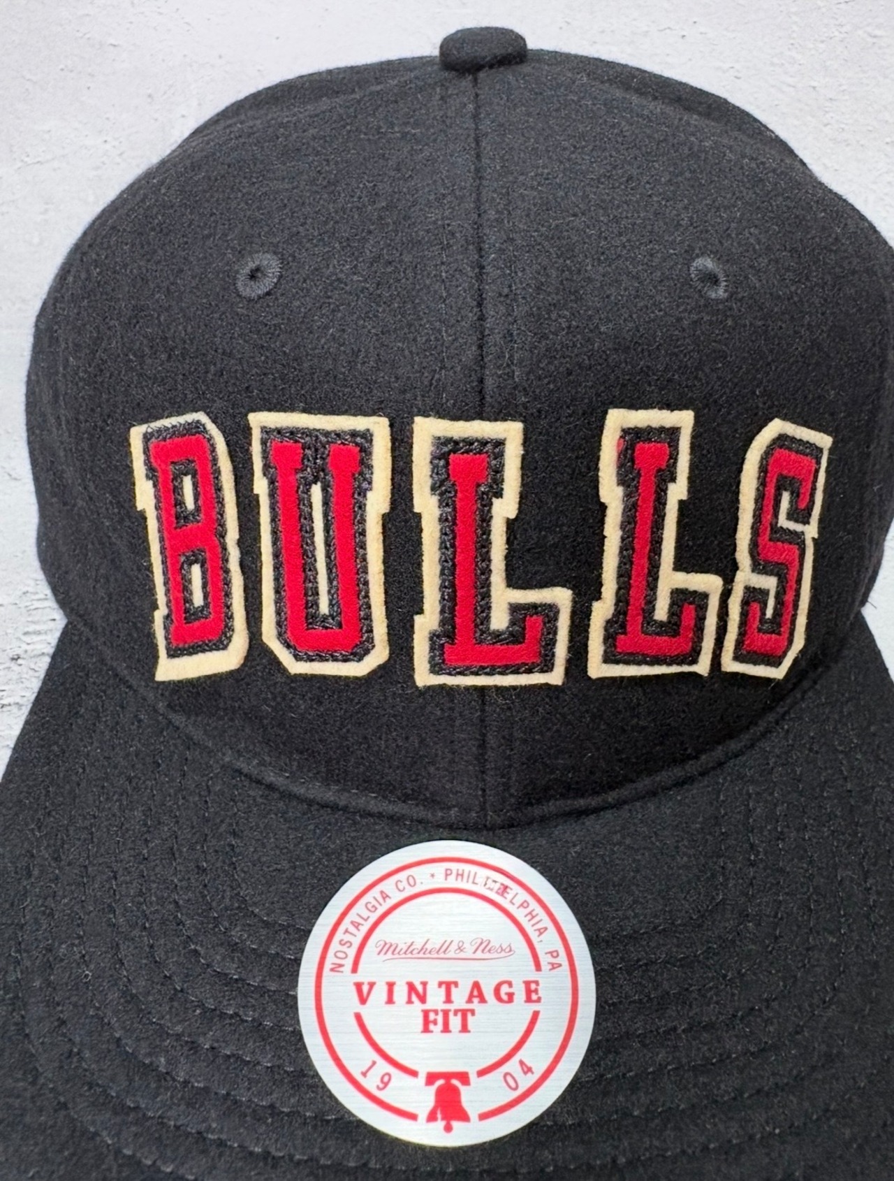 Mitchell＆Ness/ミッチェルアンドネス NBA シカゴ・ブルズ キャップ ブラック