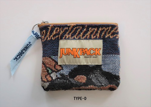 JUNK PACK " us tapestry Zip Pouch ( TYPE-D) "