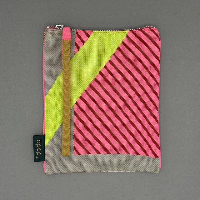 bpbp / MASARU SUZUKI piping hand strap knit bag【roll】