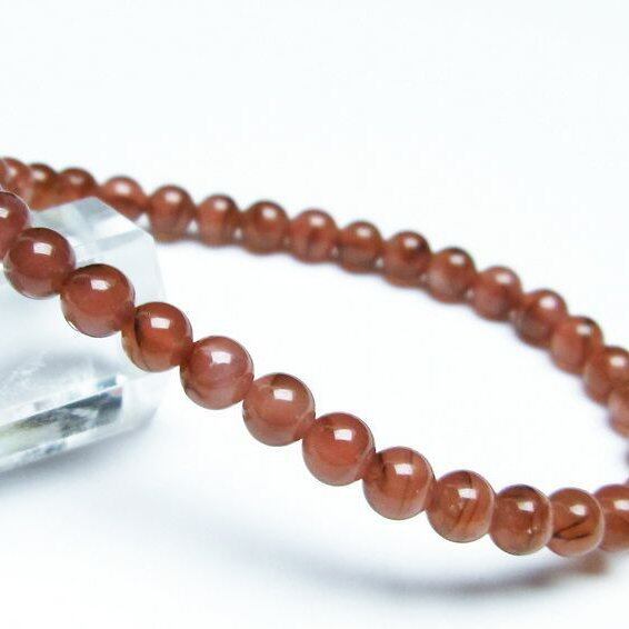 インカローズ ブレスレット 5mm 一点物 メール便可 [M便 1/10] 111-27408