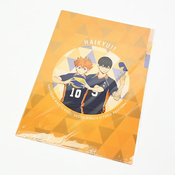 ハイキュー！！ 烏野高校(日向・影山) A4ポケットクリアファイル 文具