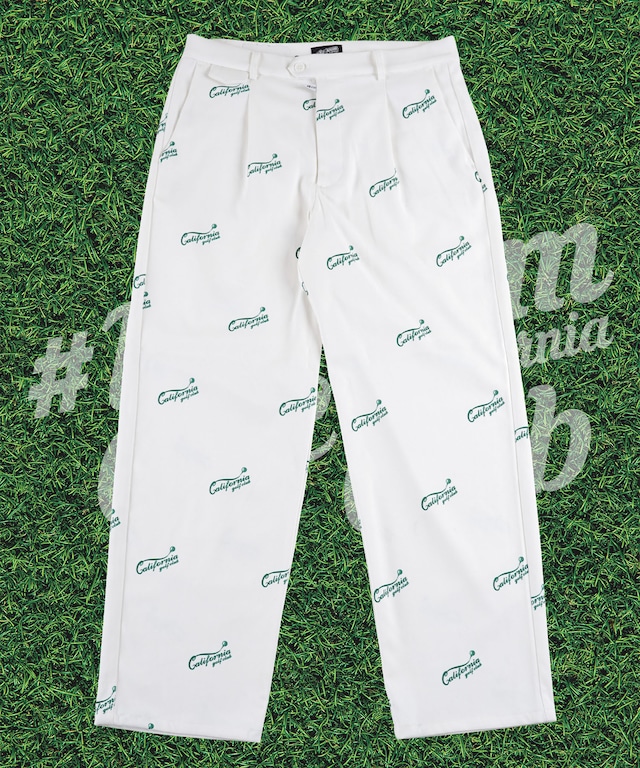 【RCGC】CGC LOGO PATTERN STRETCH WIDE TUCK PANTS［RGP008］