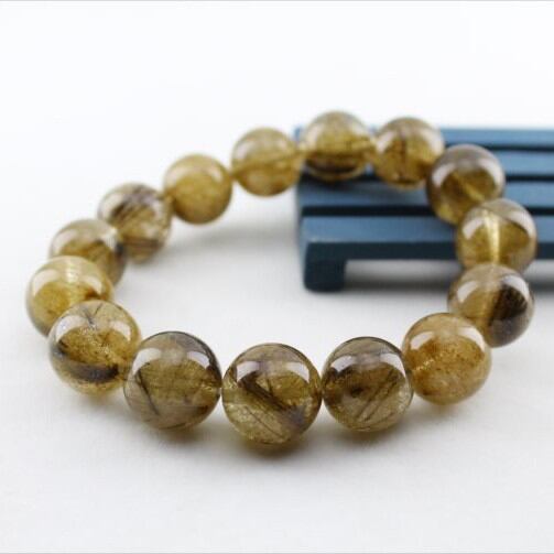 プラチナルチルクォーツ ブレスレット 15mm おまかせ便 211-4588