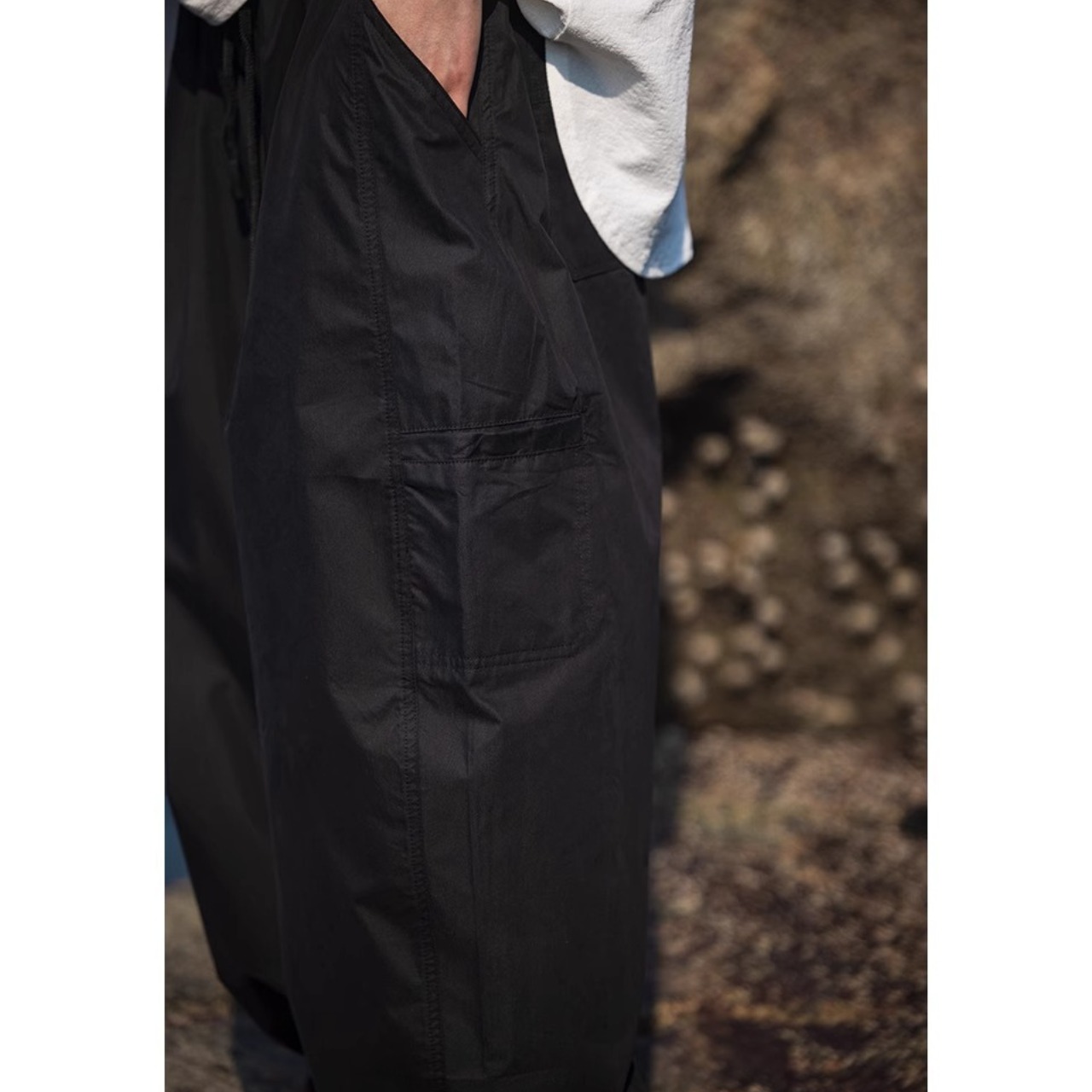 Oversized wide-leg utility pants 0944 - 10