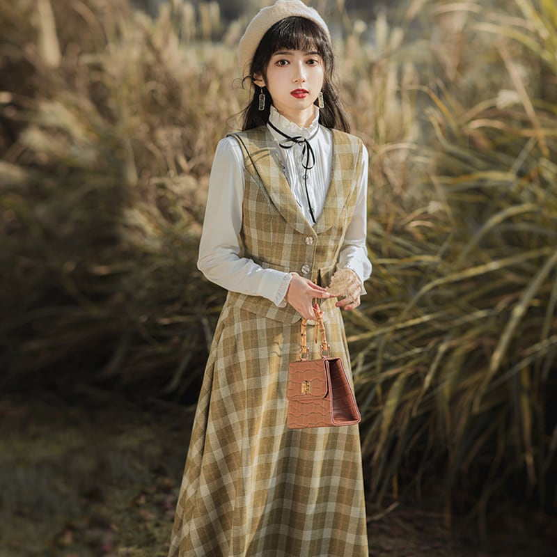 辰是Chenisシリーズ】☆セットアップ☆ 3点セット シャツ+ベスト+  