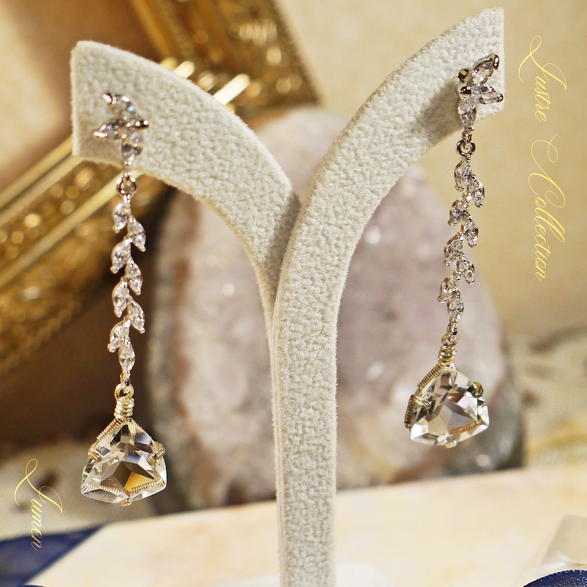 Lumen ー ルーメン ー」クリスタル cz Silver925 ピアス トリリアン  