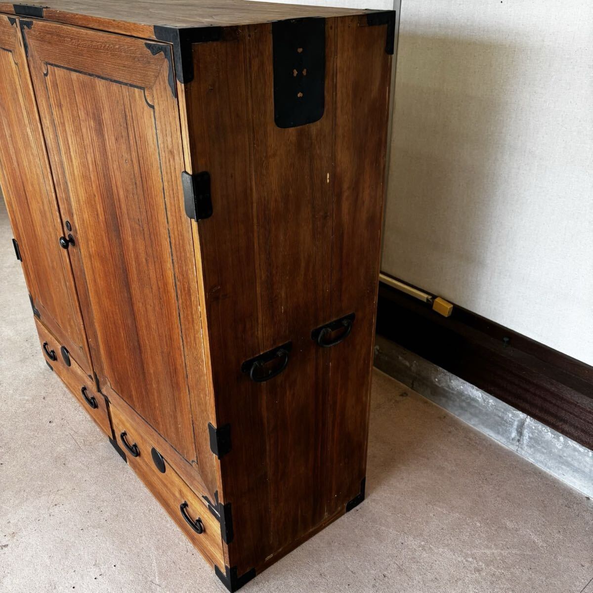 和箪笥 水屋箪笥 収納家具 アンティーク家具 着物収納 チェスト 時代