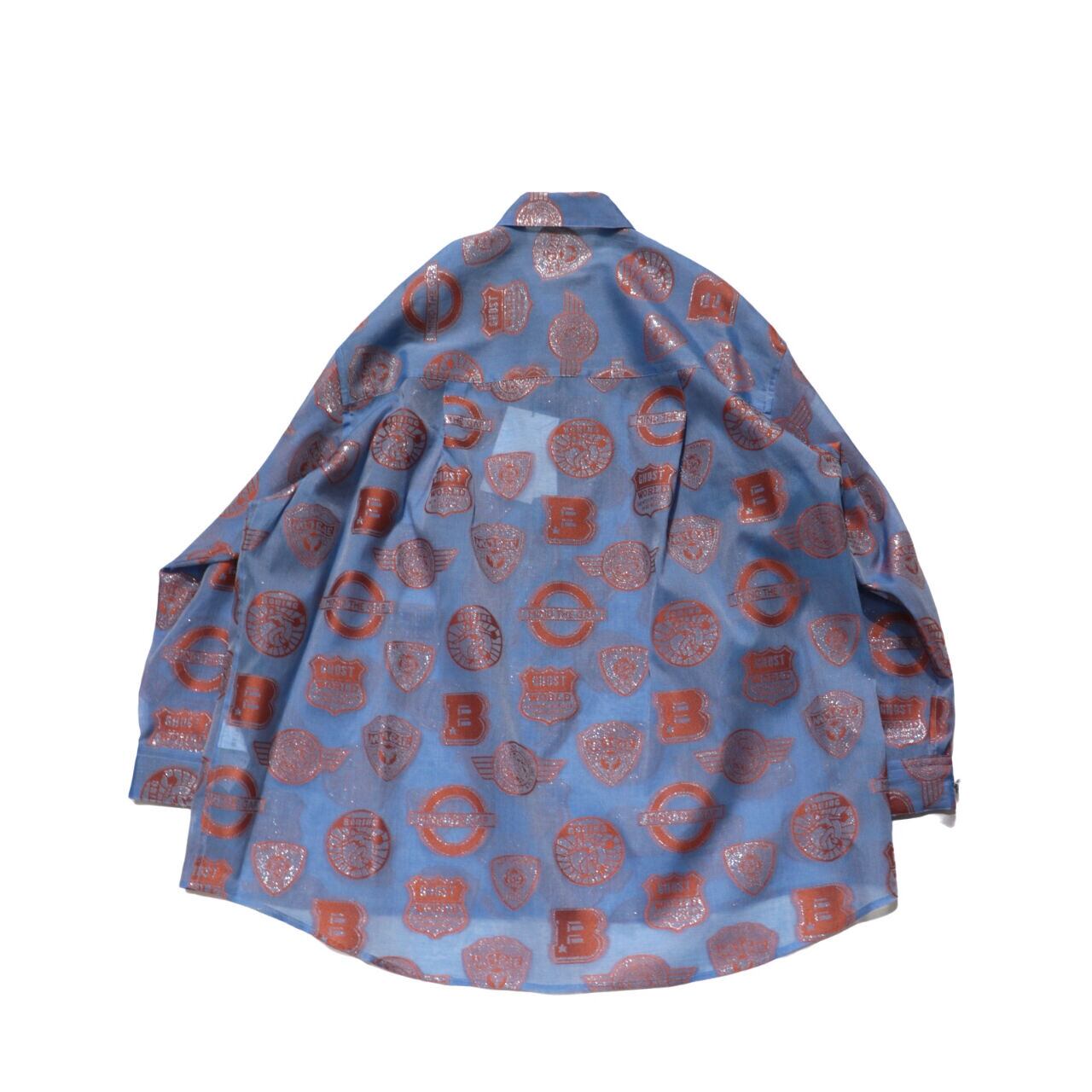 お値下BELPER✴︎MANY PATCH SHIRT(BLUE/ORANGE) BELPER MANY PATCH SHIRT (BLUE×ORANGE) 1814-0123 | IAAAM ONLINE STORE