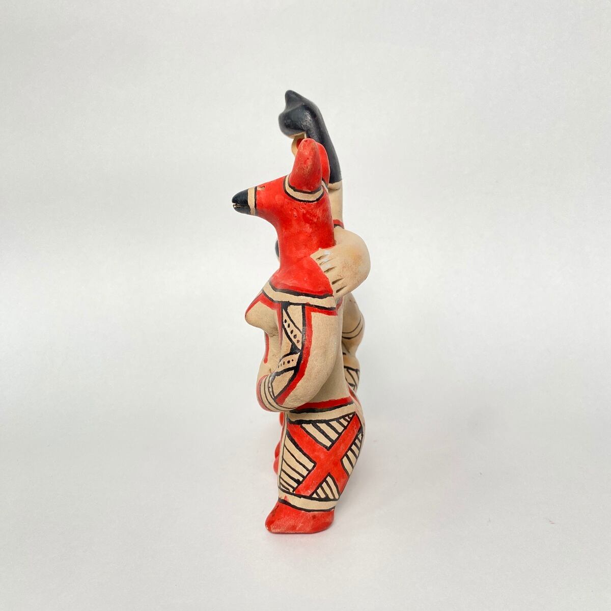 ブラジル カラジャ族 陶器 BONECA 人とシカ(16) | Coloridas コロリーダス