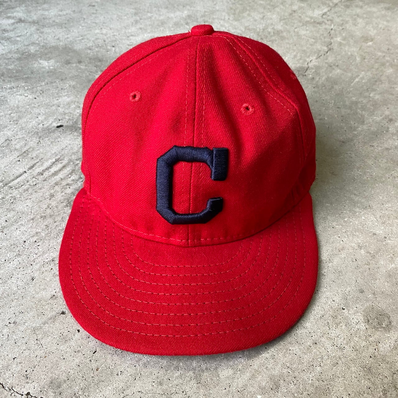 90年代 USA製 NEW ERA ニューエラ MLB Cleveland Indians