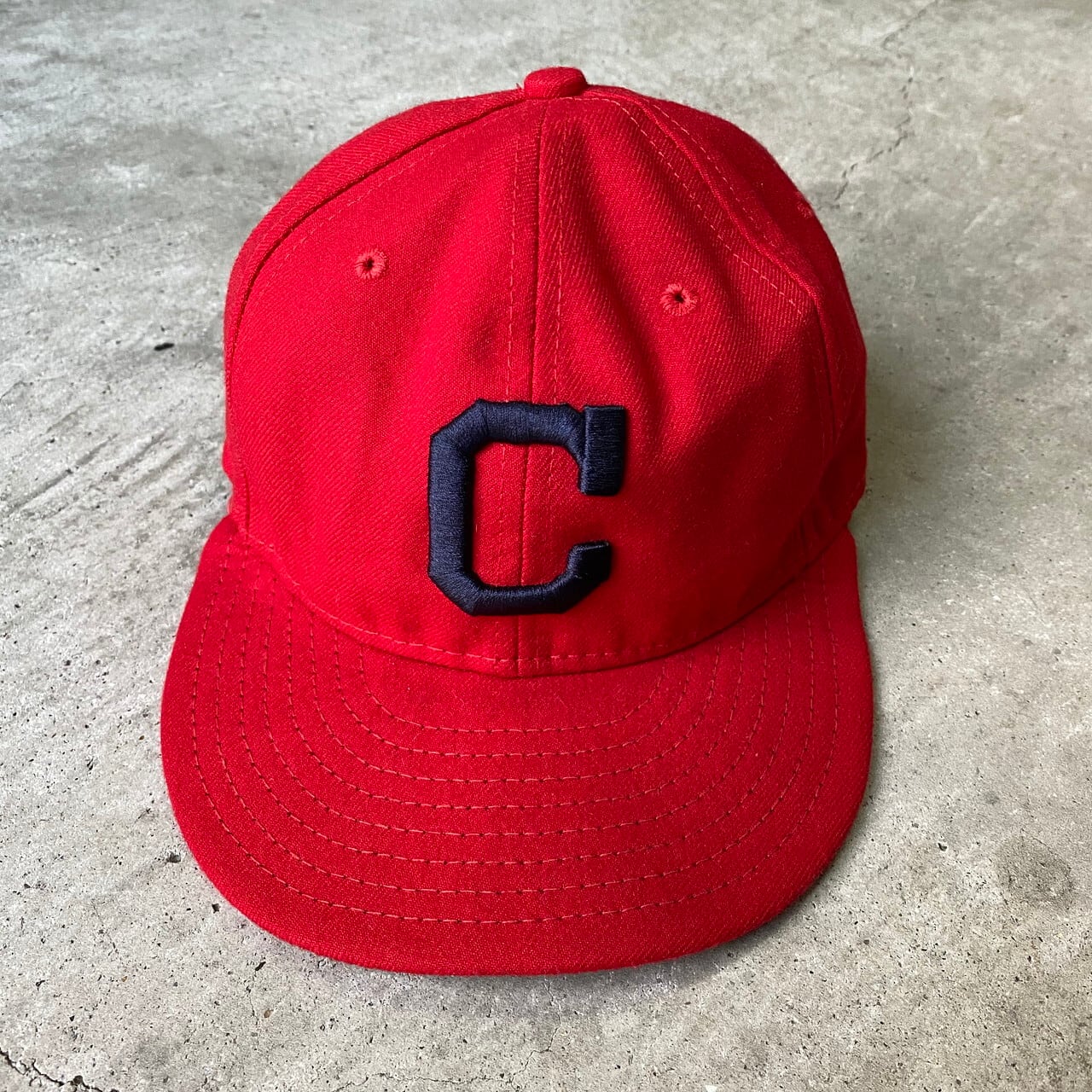 90年代 USA製 NEW ERA ニューエラ MLB Cleveland Indians 