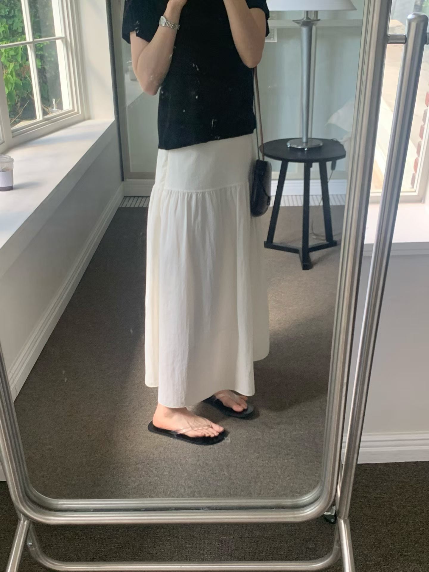 (予約) fl lanel / Airy full skirt