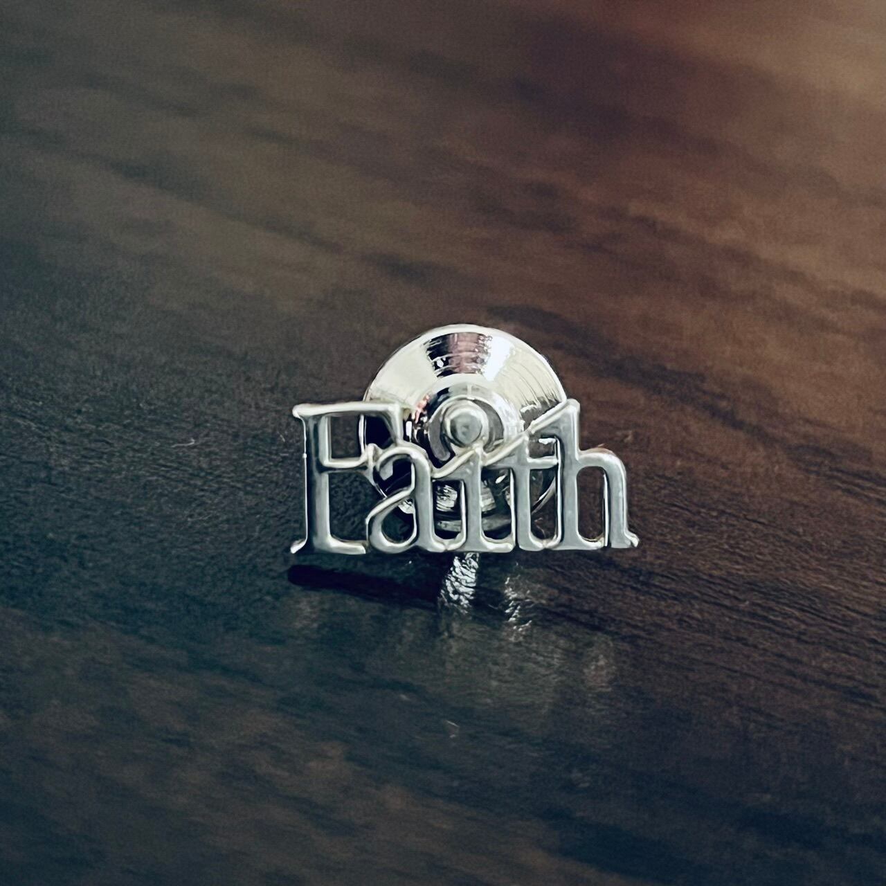 ティファニー TIFFANY Faith ピンバッジ ラペルピン シルバー925 VINTAGE TIFFANY & CO. Faith Pin Badge Sterling Silver