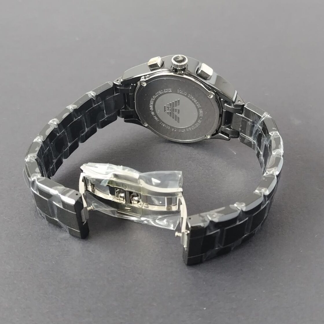 Emporio Armani Ceramica AR1401 レディース腕時計ブラック新品