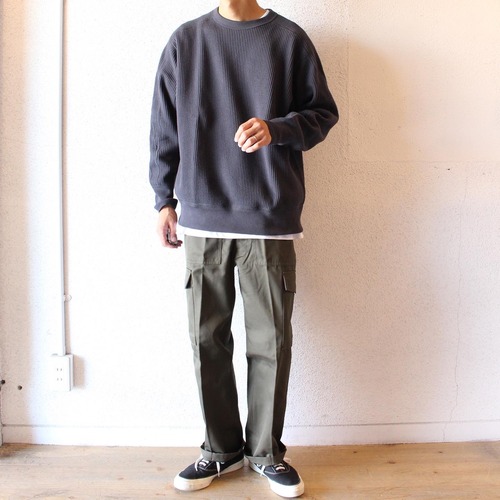 A Vontade（アボンタージ）/ Big Waffle Crew Top（ビッグワッフルTee）
