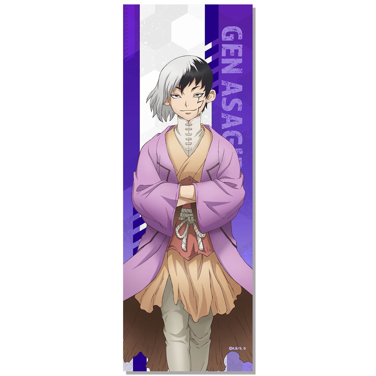 【レア】Dr.STONE 石神千空　タオル　限定　完売品　希少 Dr.STONE 刺繍ミニタオル（石神千空、あさぎりゲン）(石神千空